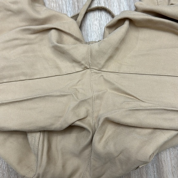 ZARA Baggy Cargo Pants Size Small Khaki Color - Picture 6 of 12